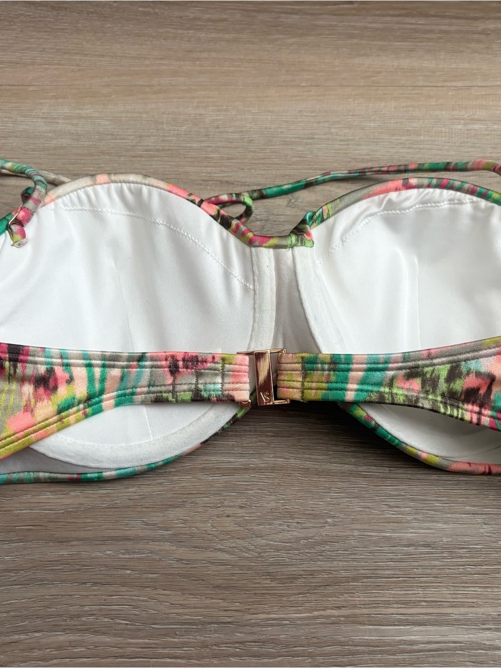 Victoria’s Secret Tropical Abstract Strapless Bikini Top - Multicolor - Picture 3 of 4